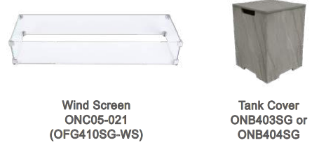 Elementi Plus Meteora OFG410SG Optional Accessories